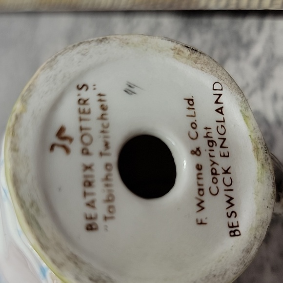 Vintage Beatrix Potter "Tabitha Twitchett" Fredrick Warne Beswick England - Picture 5 of 6